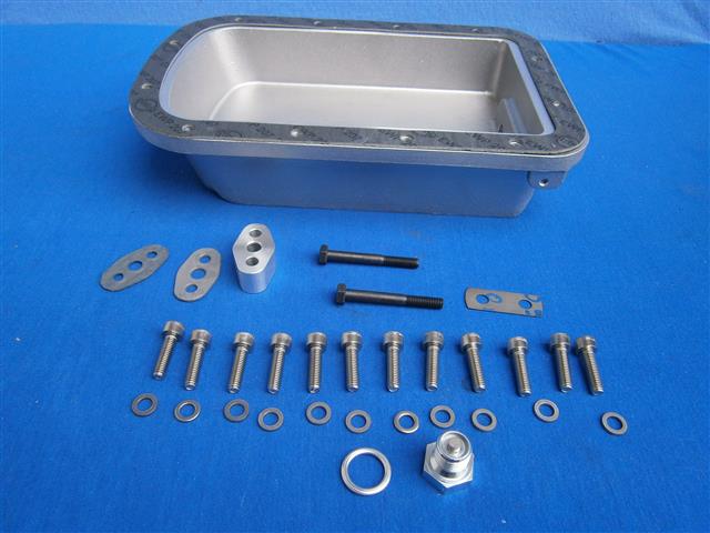  Ölwanne 2,5L. Alu mit Dist.Stück(15mm) f.Ölpumpe R51/3-69S  