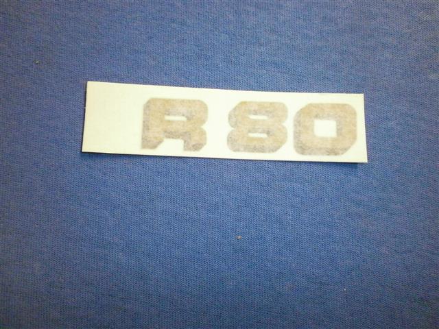 Abziehbild Batterieabdeckung R80 gold/schwarz 1985-1995